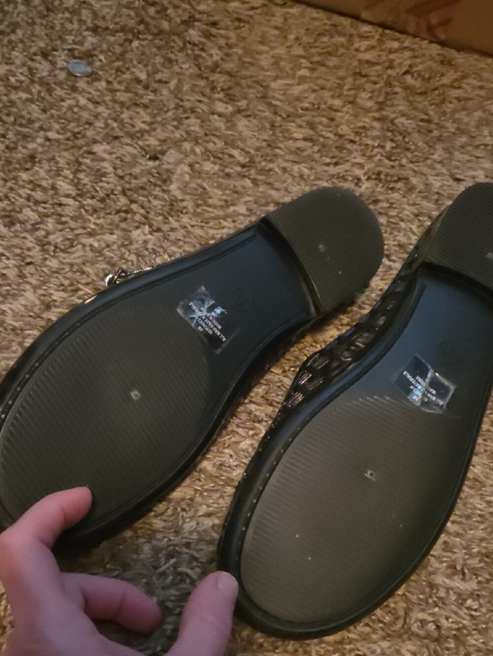 Easy Spirit Black Woven Jelly Mary Jane Flats - Picture 4 of 5